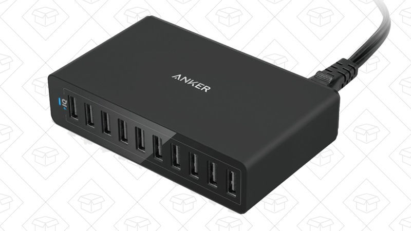 Anker PowerPort 10, $28 con cĂłdigo BEST2133